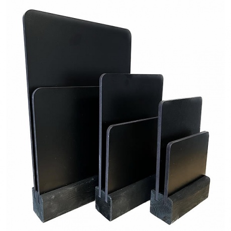Twin Melamine Panel Menu Holder